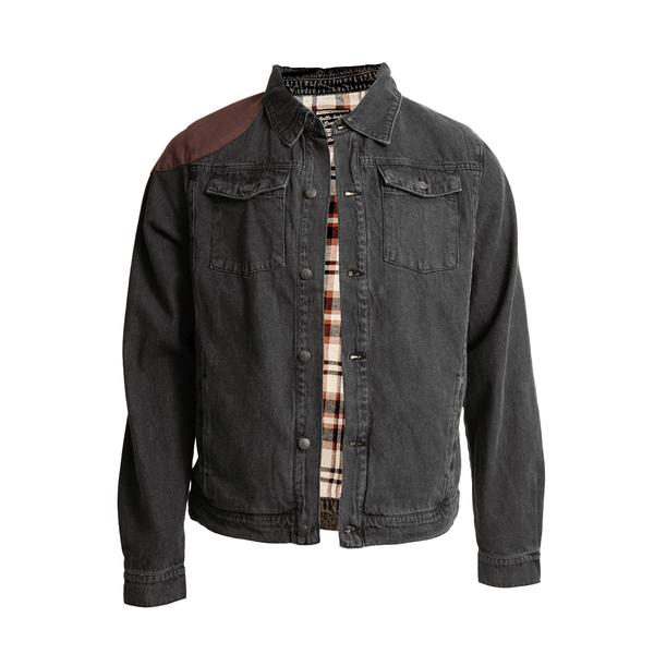 Vox Machina Collection: Grog Strongjaw Flannel Lined Denim Shirt Jacket