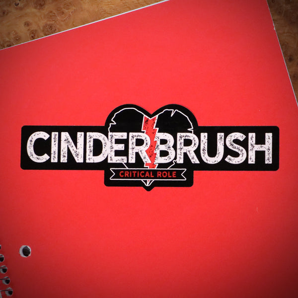 Cinderbrush Sticker