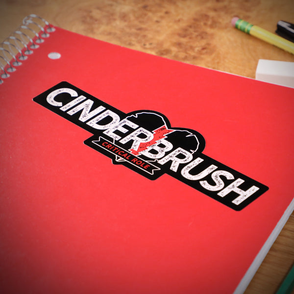 Cinderbrush Sticker