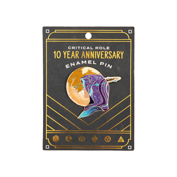 Critical Role 10 Year Anniversary Enamel Pin