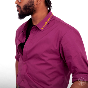 Caleb Widogast Button Down Long Sleeve Shirt